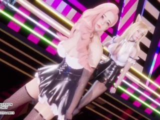 [MMD] Viviz - BopBop Ahri Kaisa Seraphine Sexy Kpop Dance 4K 60FPS