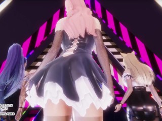 [MMD] Viviz - BopBop Ahri Kaisa Seraphine Sexy Kpop Dance 4K 60FPS