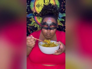 Caribbean Curry Chicken Mukbang | Riley de Leon