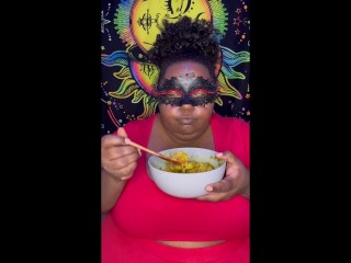 Caribbean Curry Chicken Mukbang | Riley de Leon