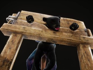 Hard sex orgy with furry beings from Wild Life