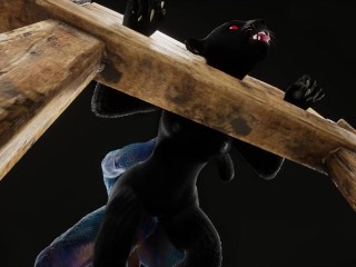 Hard sex orgy with furry beings from Wild Life