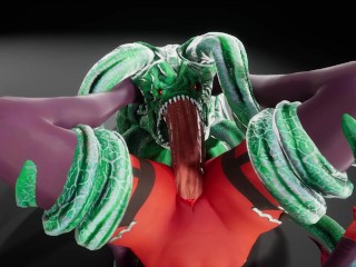 Hard sex orgy with furry beings from Wild Life