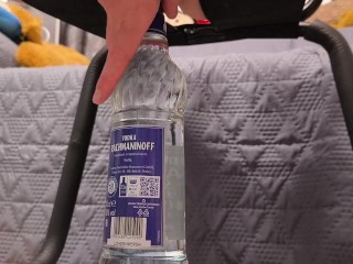 Flasche zum squirten reiten