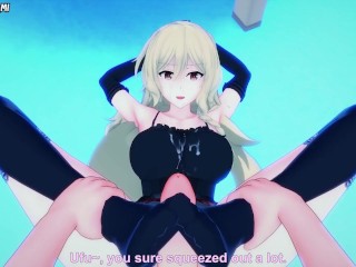 Celica Arfonia from Akashic Records of Bastard Magic Gives You A Footjob Hentai POV