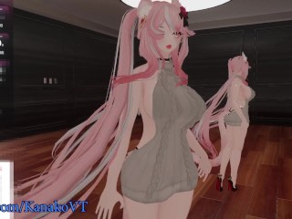 Catgirl gets Vibed and Fucked -- Simps & Chatters Tease this Spicy Catgirl till she CUMS