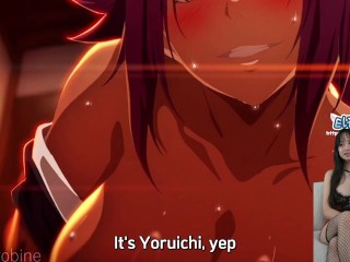 I watched Yoruichi X Orihime threesome milf | Bleach HENTAI