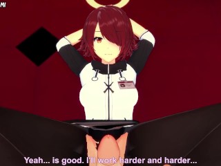 Exusiai from Arknights Gives You A Footjob Hentai POV