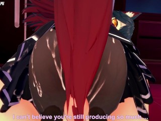 Texas from Arknights Gives You A Footjob Hentai POV
