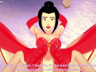 Azula from Avatar Gives You A Footjob Hentai POV