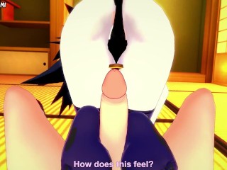 Midnight from Boku No Hero Academia Gives You A Footjob Hentai POV