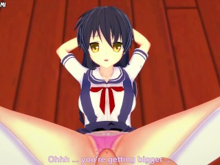 Misae Sagara from Clannad Gives You A Footjob Hentai POV