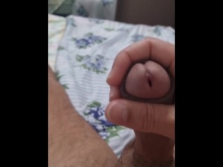 Ejaculating a lot of cum watching my videos with my wife