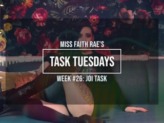 A Tough Task for Horny Humpers - Miss Faith Rae’s Femdom Audio JOI Slave Instructions