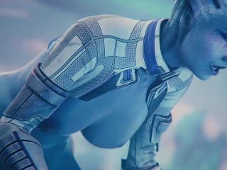 Perfect Liara loves Anal Creampie . Mass Effect