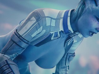 Perfect Liara loves Anal Creampie . Mass Effect
