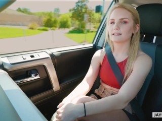 JAY'S POV - PRETTY BLONDE NEWCOMER NATALIE KNIGHT LOVES SEX AND CAN'T GET ENOUGH COCK