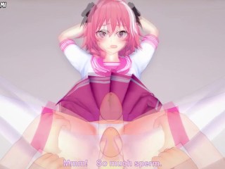 Astolfo from Fate Gives You A Footjob Hentai POV