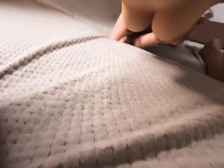 POV doggystyle: fucked my beautiful wife with a perfect body