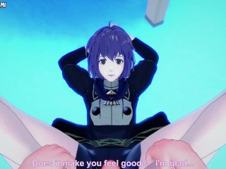 Bernadetta from Fire Emblem Three Houses Gives You A Footjob Hentai POV