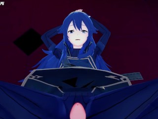 Lucina from Fire Emblem Awakening Gives You A Footjob Hentai POV