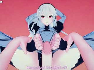 Corrin from Fire Emblem Fates Gives You A Footjob Hentai POV