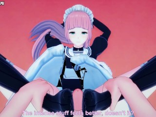 Felicia from Fire Emblem Fates Gives You A Footjob Hentai POV