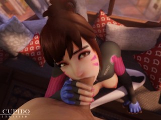 82% D.va Loving Gentle Blowjob [Overwatch 2] [Grand Cupido]