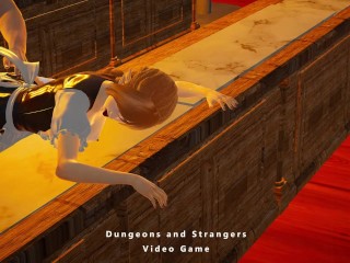 Elf receives anal attention (Dungeons And Strangers)