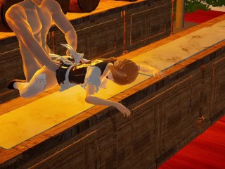 Elf receives anal attention (Dungeons And Strangers)