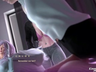 Apocalust - Gamergirl part 2 - College-teen wearing hoodie gets fucked in her dorm room while her fr