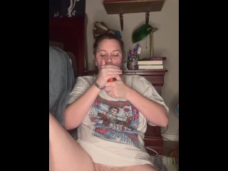 Amateur Smoking Masturbation  (full vid on OnlyFans)