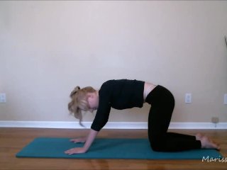 Yoga Instructor Marissa Sweet's Exposed Bellybutton, Whaletail And Feet