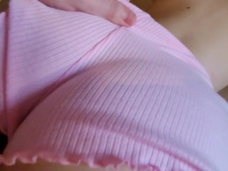 Hot Brunette Stepsister wants it From Behind in My Bedroom