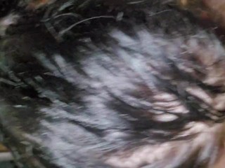 Stepsister making  sloppy BLOWJOB with deepthoart, CUM in mounth