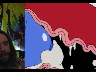 Imaginary friend fucked in ass stuck in wall