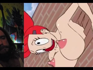 Imaginary friend fucked in ass stuck in wall