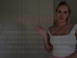 BIG TITS BLONDE TRIES ON SEXY SUPER TRANSPARENT DRESS