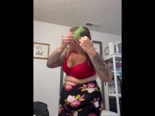 BBW step mom MILF cum watch me wet ready daddy