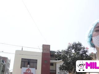 FREE VIDEO - Tengo que ir a trabajar termina rapido en mi coño! Venezolana pillada en la calle