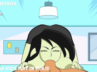 Shego Deepthroat Sloppy Blowjob Cumshot - Hole House