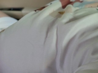 Playing with Stranger Babe with Big Boobs in Public