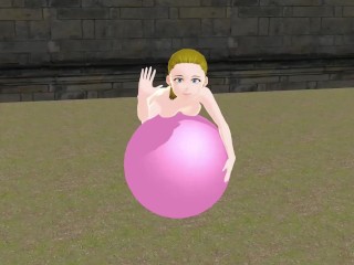 【Emma】Blonde girl shows off her tits in a slideshow videos.