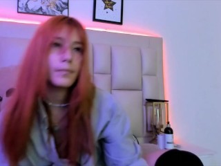 Sexy anime loving college girl enjoys showing off her hairy pussy on sex video calls with her fans