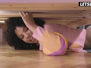 Sexy Ebony Babe Romy Indy Interracial Anal Fuck with BWC - HORNY HOSTEL