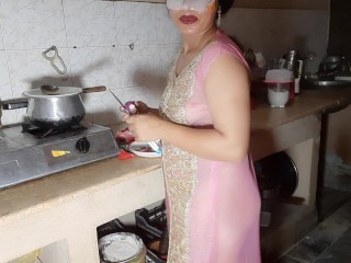 Step Brother Fucking Beautiful Stepsister in kitchen, Desi indian hindi sex