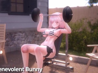 Workout Futa growth (3d animation)