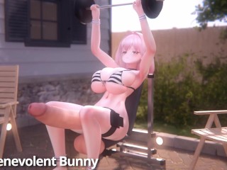 Workout Futa growth (3d animation)