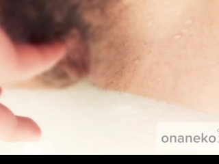 【変態OL】でかクリをしこしこオナニー。クリチンポ皮オナたのちい