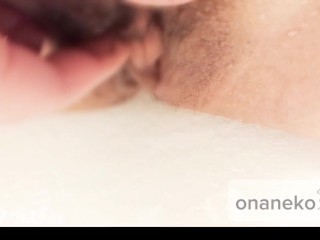 【変態OL】でかクリをしこしこオナニー。クリチンポ皮オナたのちい